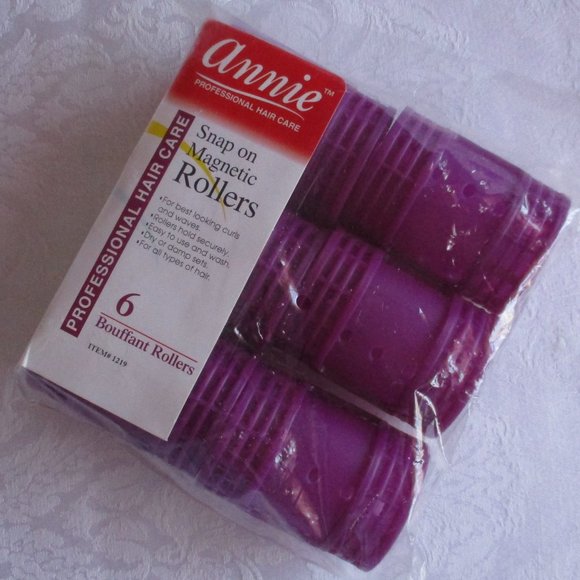 ๐โค ANNIE PROFESSIONAL HAIR CARE โ MAGNETIC ROLLERS SET OF 6 โ NWOT ๐โค - Picture 1 of 8